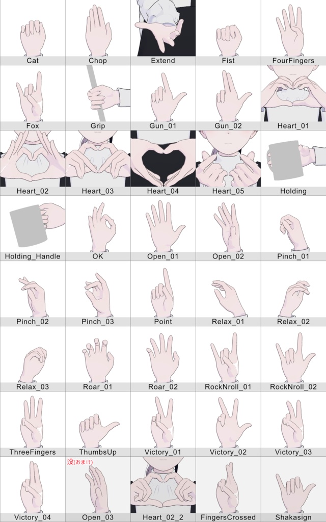 Hand Gesture Set