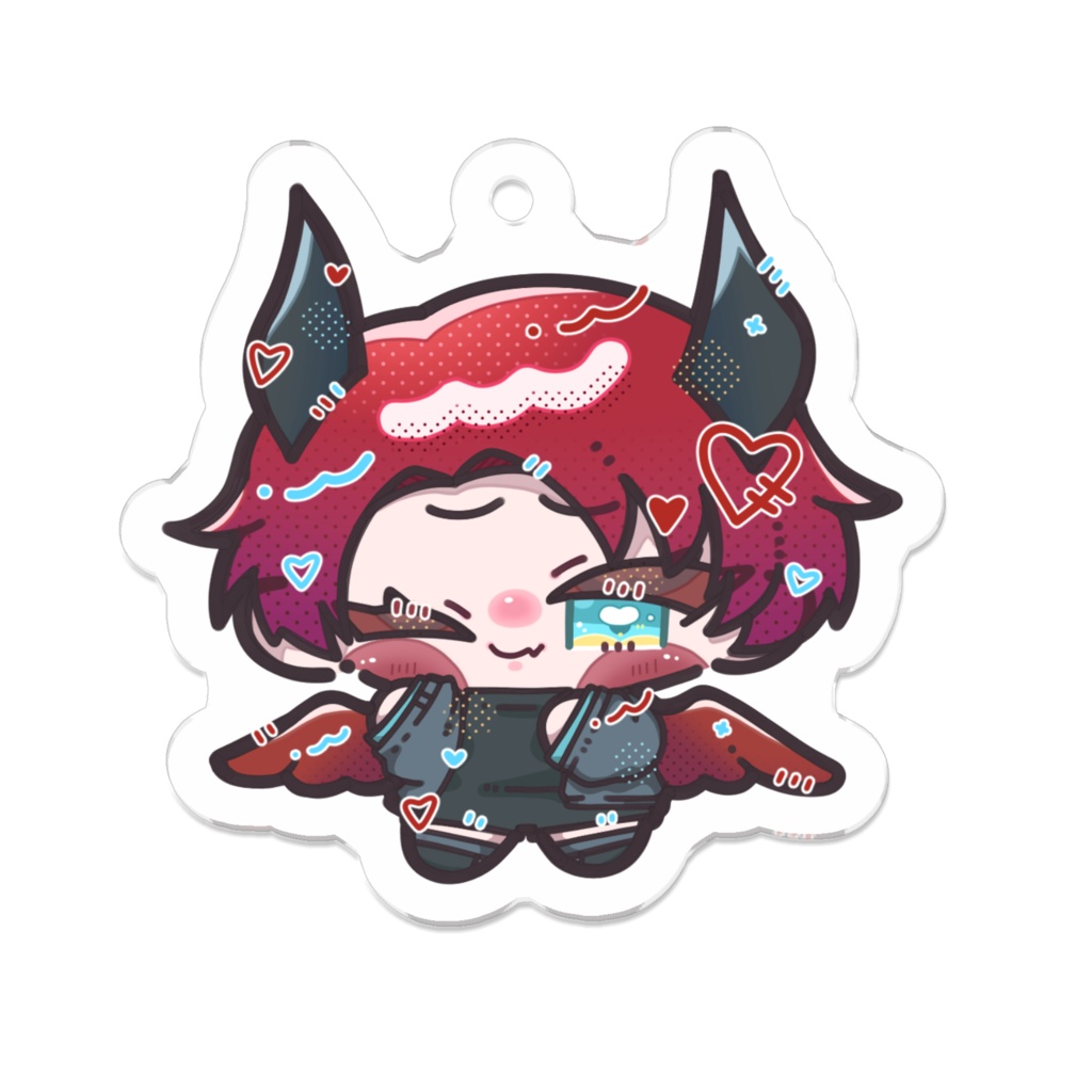 SD湯葉アクキー(ウィンク)