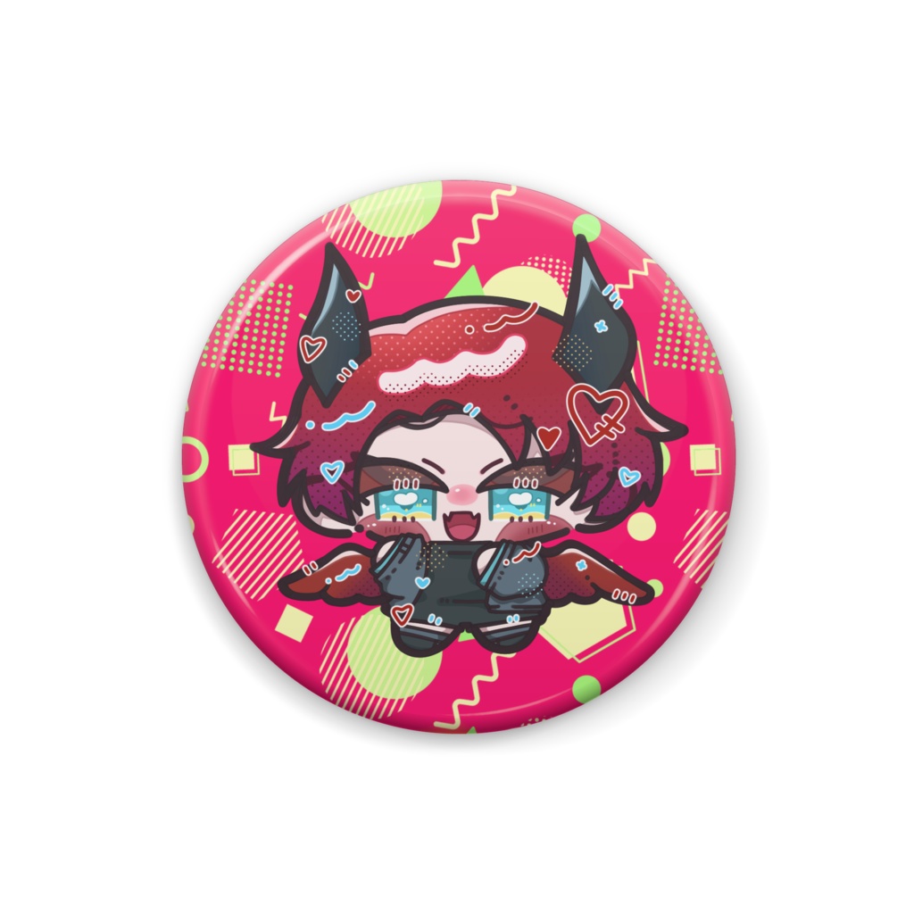 湯葉の缶バッジ(通常)