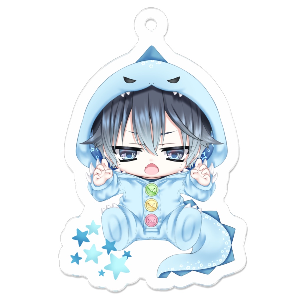 蒼星ティノほしのこかいじゅうver. アクリルキーホルダー(50×50mm)