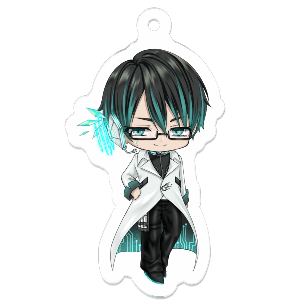 風雅ルフト　アクリルキーホルダー(メガネver.)