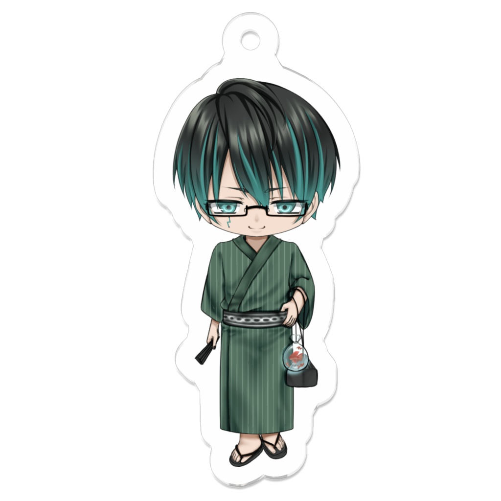 風雅ルフト　夏祭りver. アクリルキーホルダー