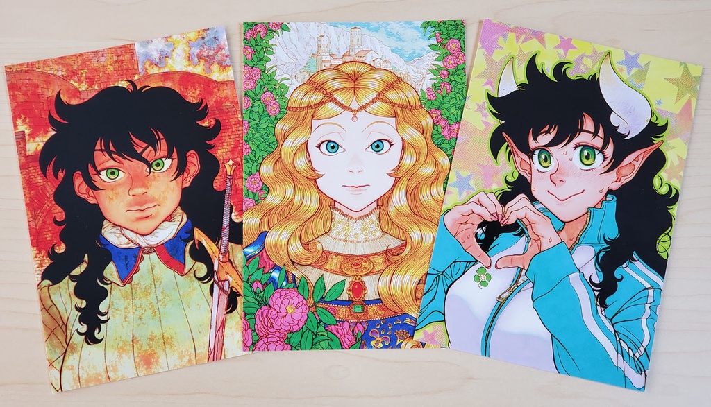 蝋燭姫クリアファイル&ポストカードセット