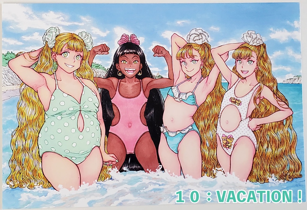 『LongLongHairGirls』ポストカード【B】シリーズ