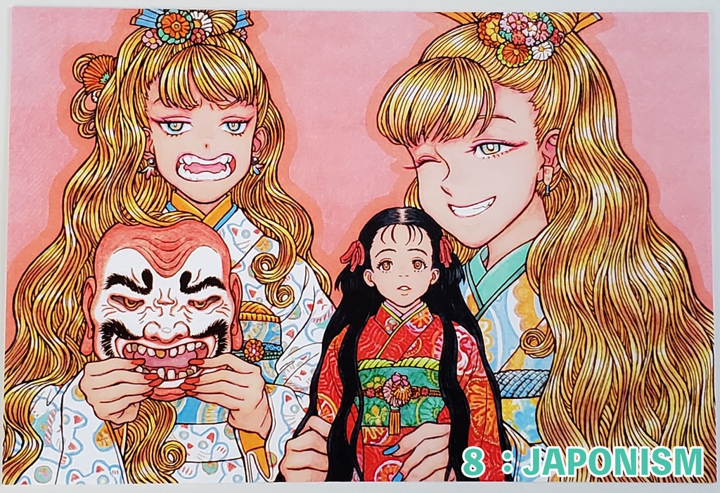 『LongLongHairGirls』ポストカード【B】シリーズ