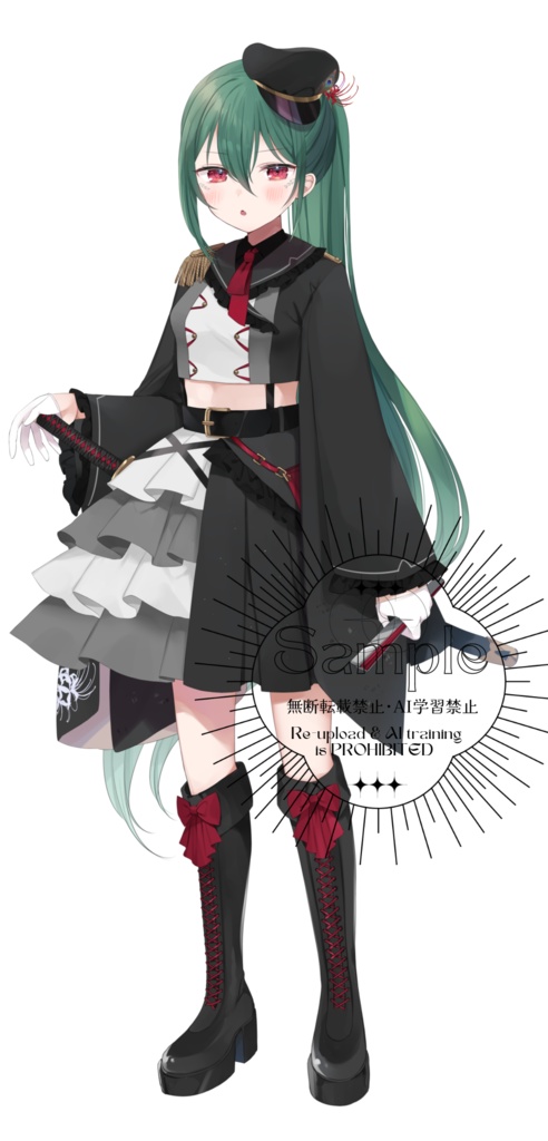 アクリルスタンド-軍服　黒ver.-