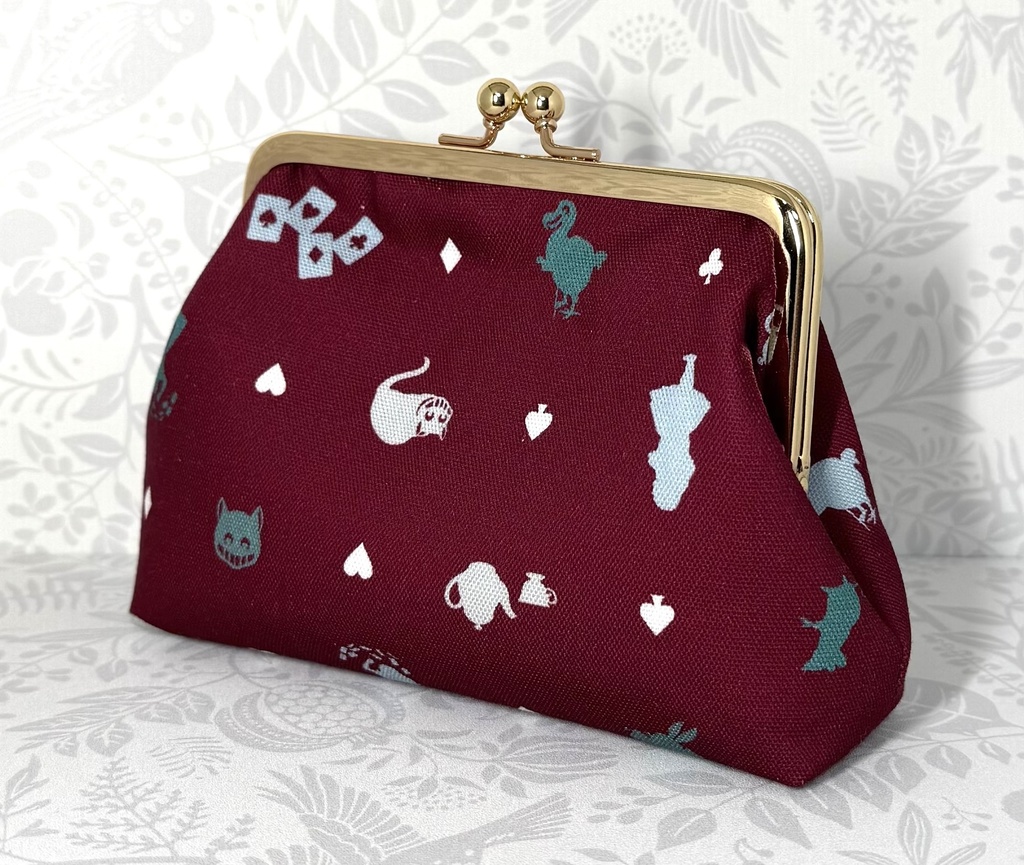 がま口　アリス柄