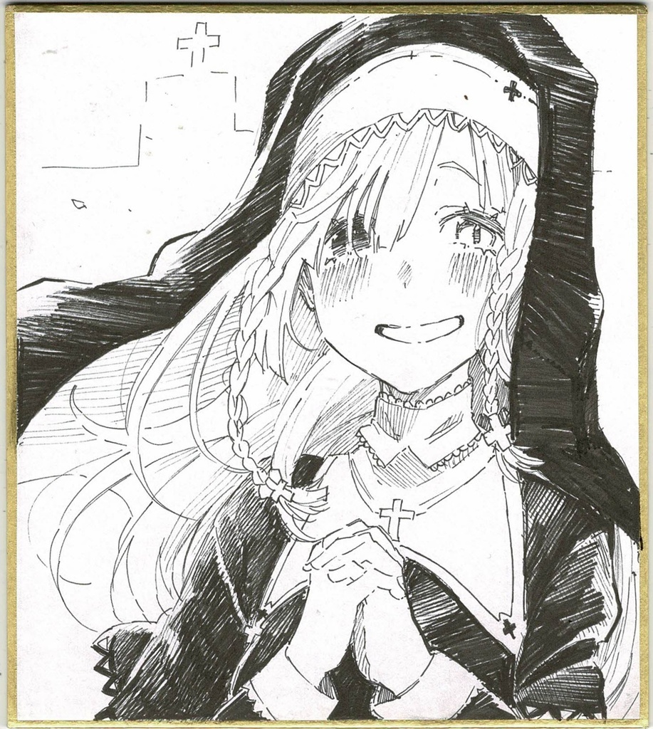 【直筆/イラストミニ色紙+特典/2023】その⑦