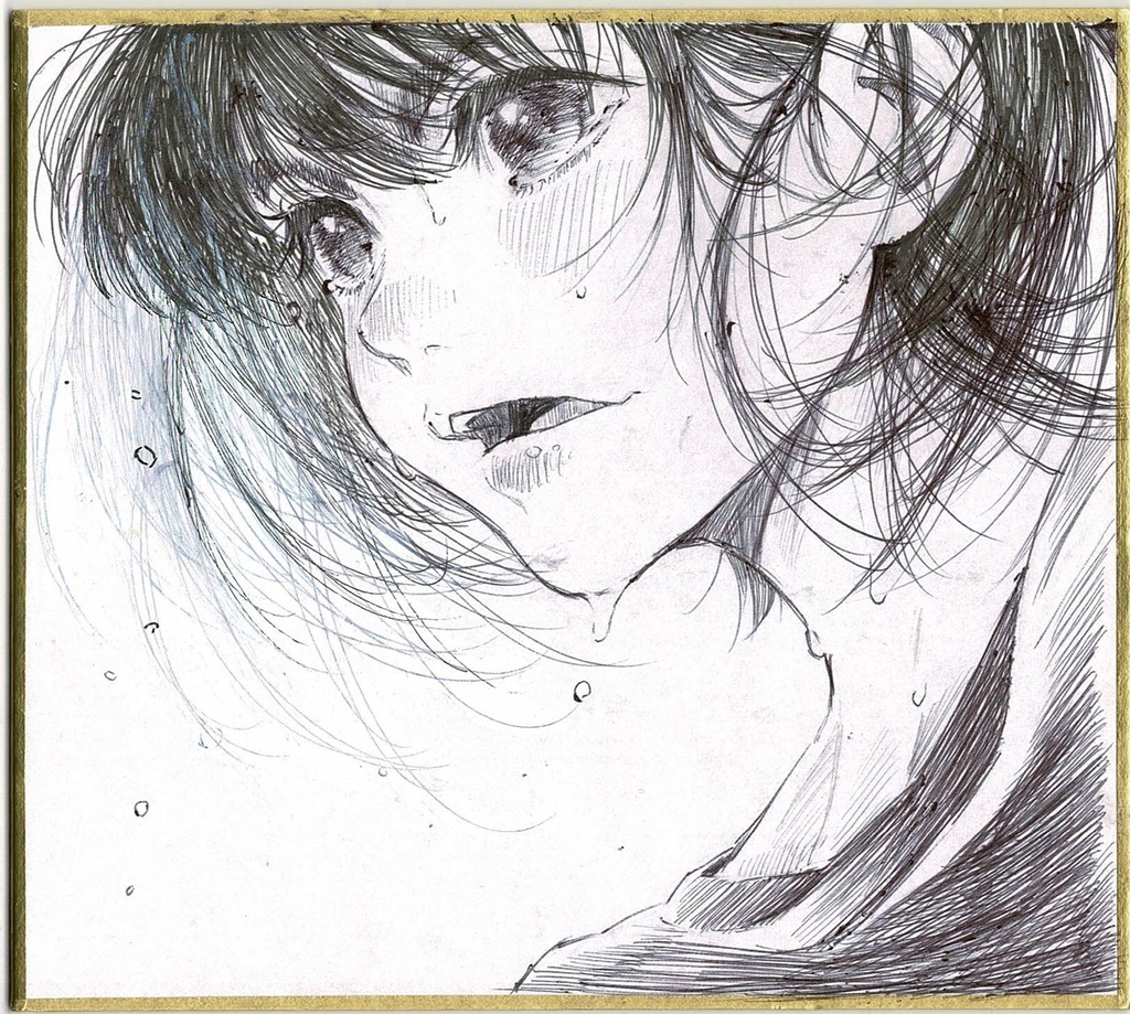 【直筆/イラストミニ色紙+特典/2023】その⑬