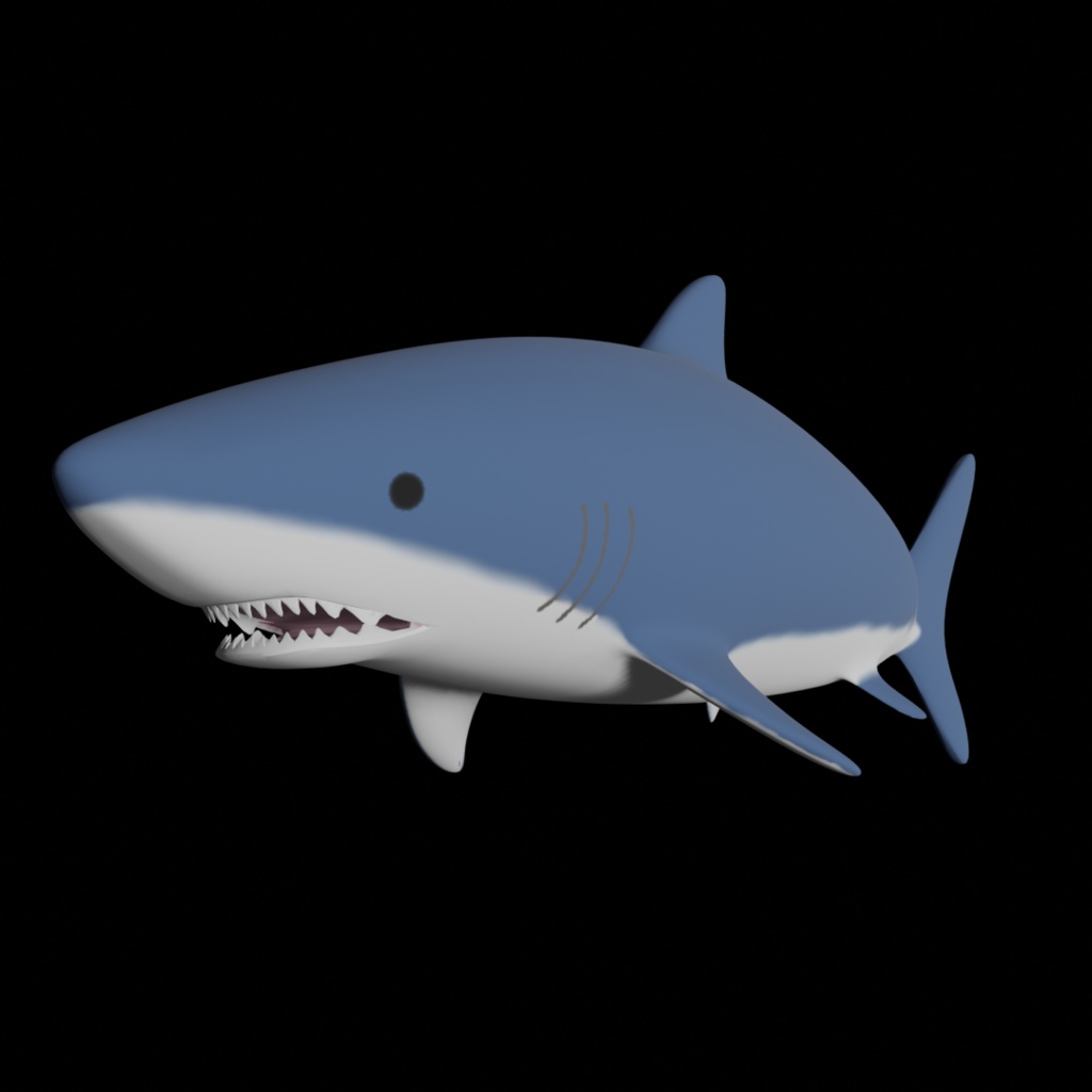 【3Dモデル】サメ