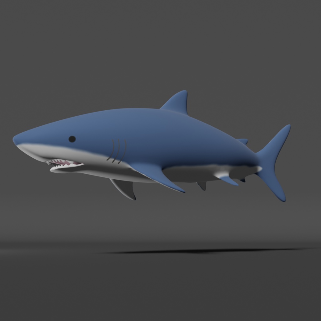 【3Dモデル】サメ