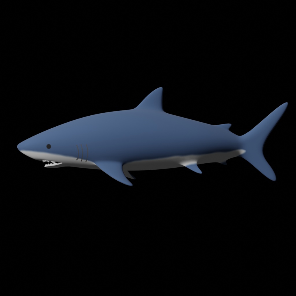 【3Dモデル】サメ