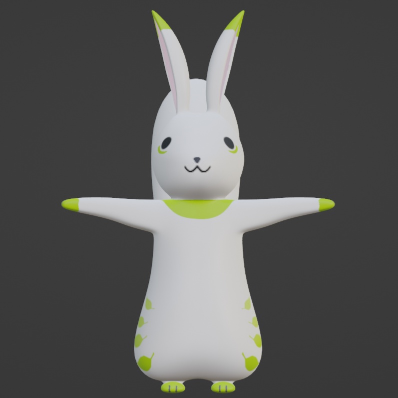 【オリジナル3Dモデル】すのぅ&りぃふ【cluster用アバター】