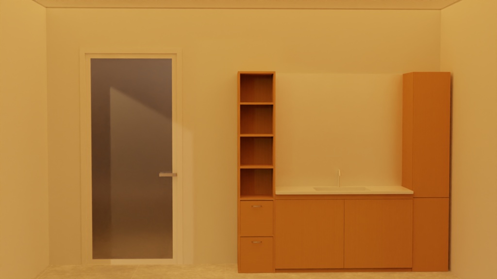 【3Dモデル】冬の隠れ家