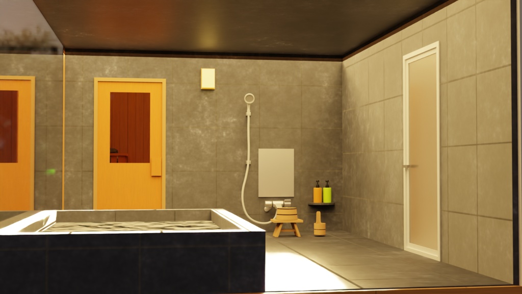 【3Dモデル】冬の隠れ家