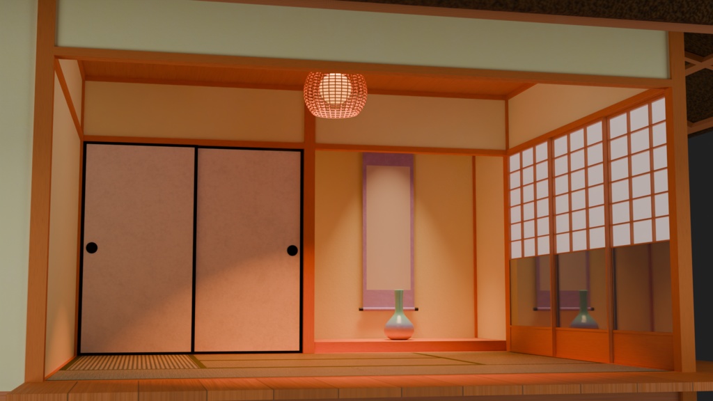【3Dモデル】草庵