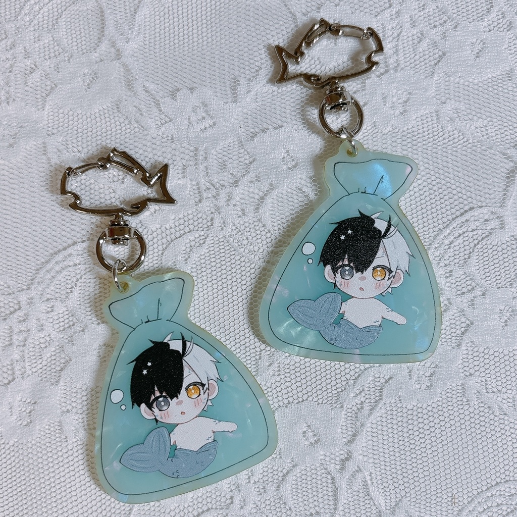 人魚🌸アクキー