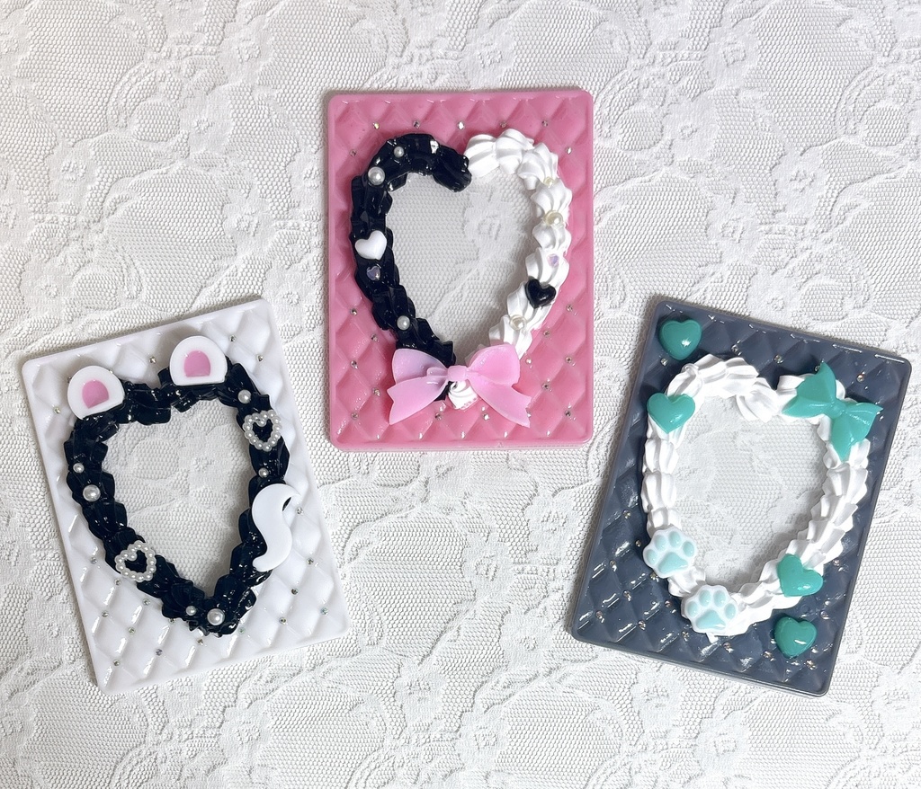 ♡ハートキルティングトレカケース