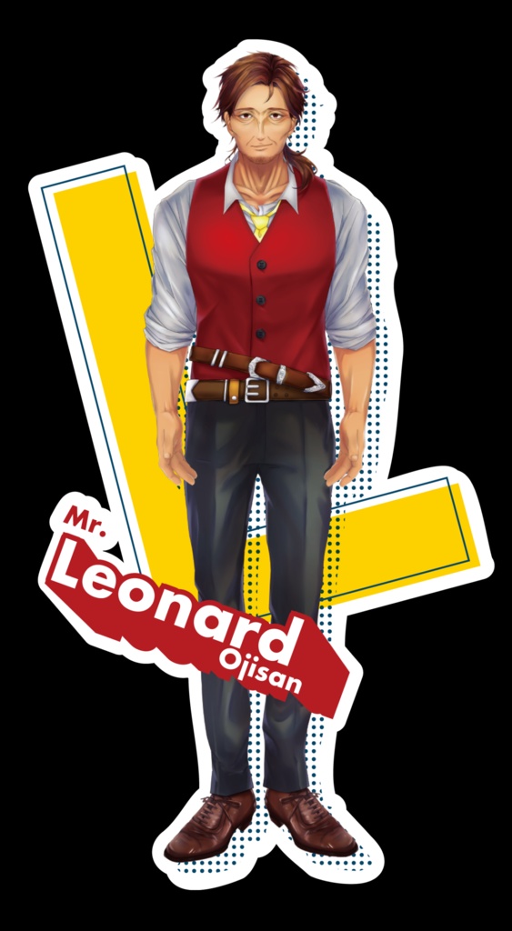 レナードおじさん オリジナルステッカー