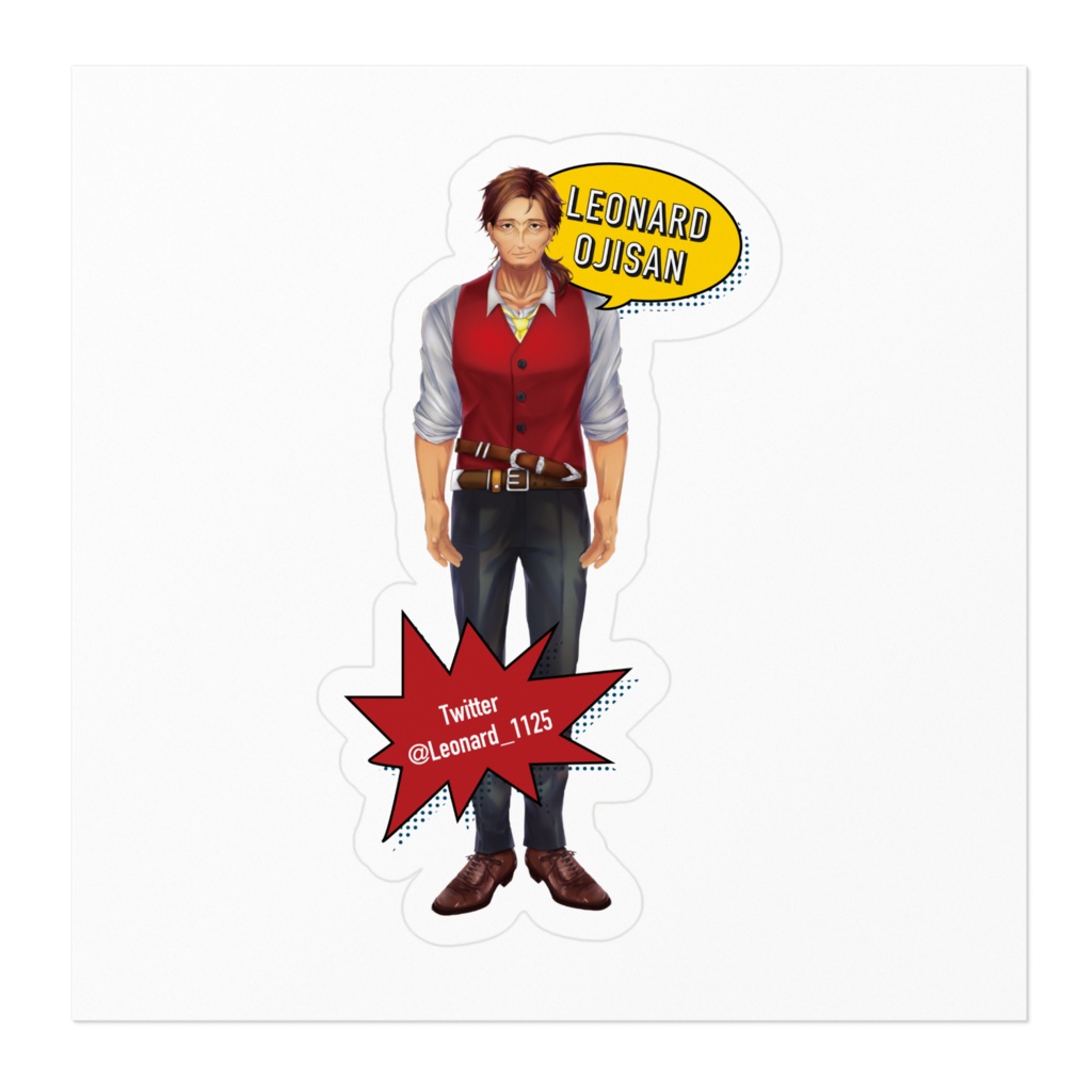 レナードおじさん オリジナルステッカー