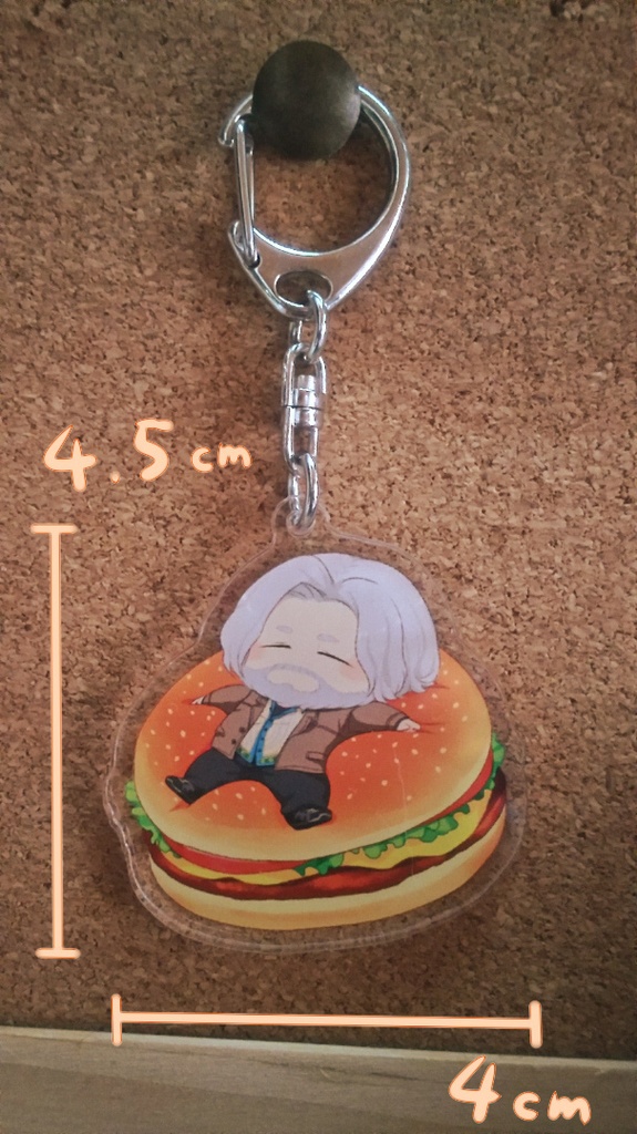 【DBH】ハンクとハンバーガー アクリルキーホルダー