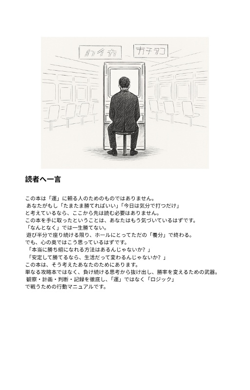 パチンコ勝利の法則 | 運ではなく、構造で勝つための実践マニュアル。