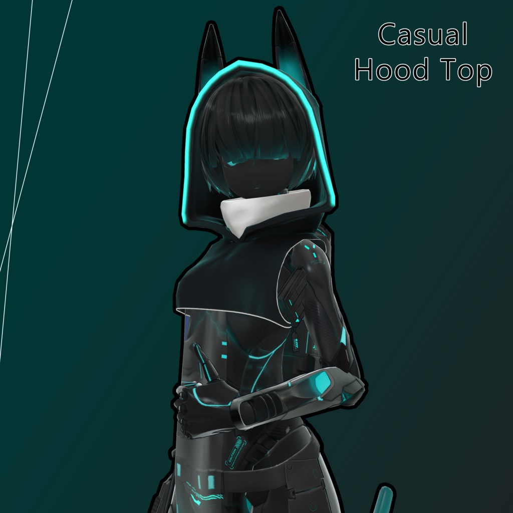 Cyant Top with Hood
