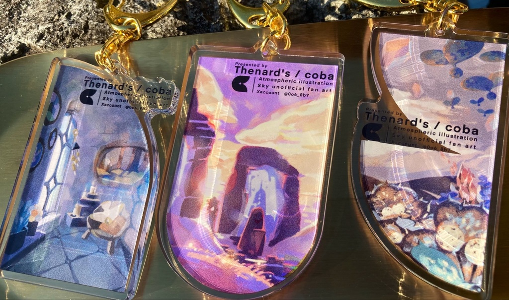 Thenard’s 風景アクリルピース A/サンセットホーム