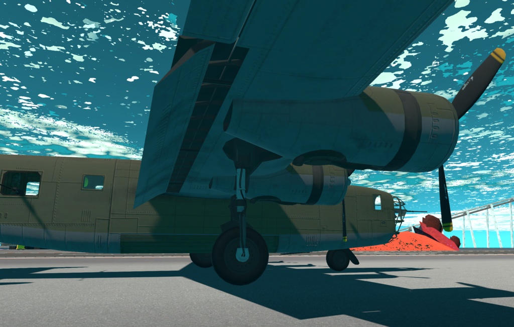[1.7未対応]（Sacc's Flight設定済み）B-24_LIBERATOR_FOR_VRCHAT - SILPHEEDの倉庫 - BOOTH