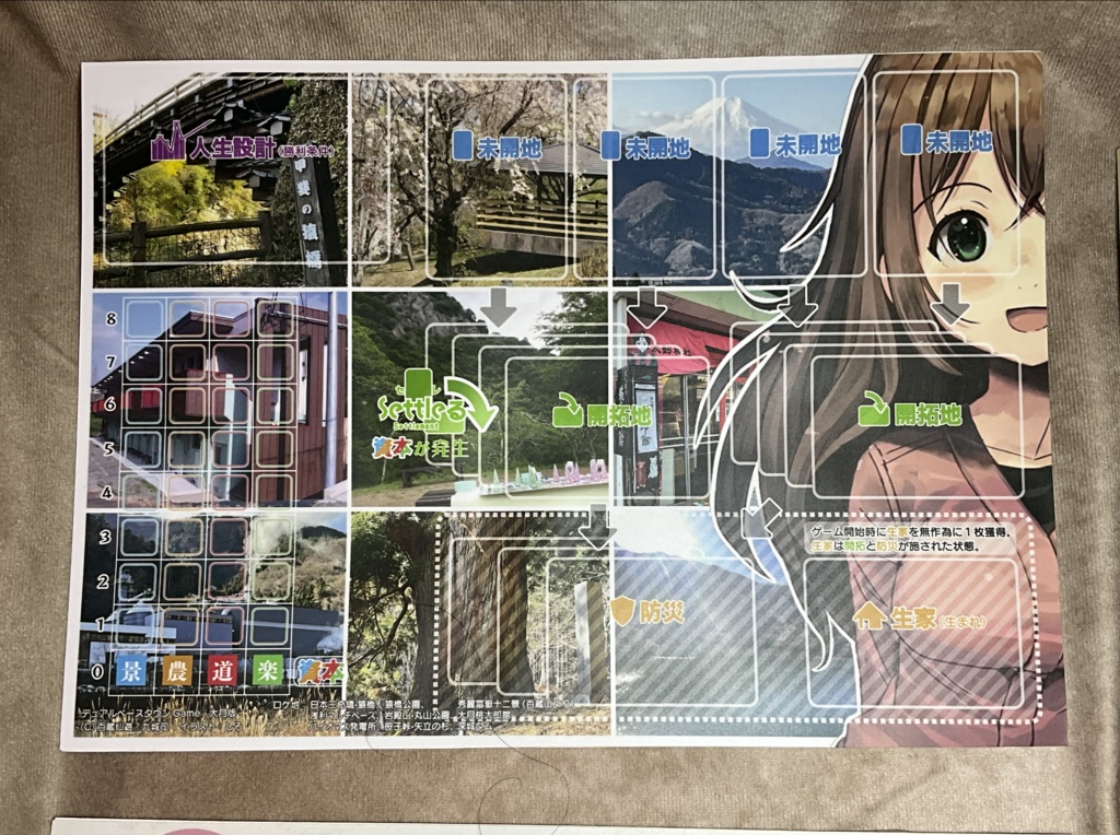 デュアルベースタウンGAME -大月版-(試作品、1点のみ)