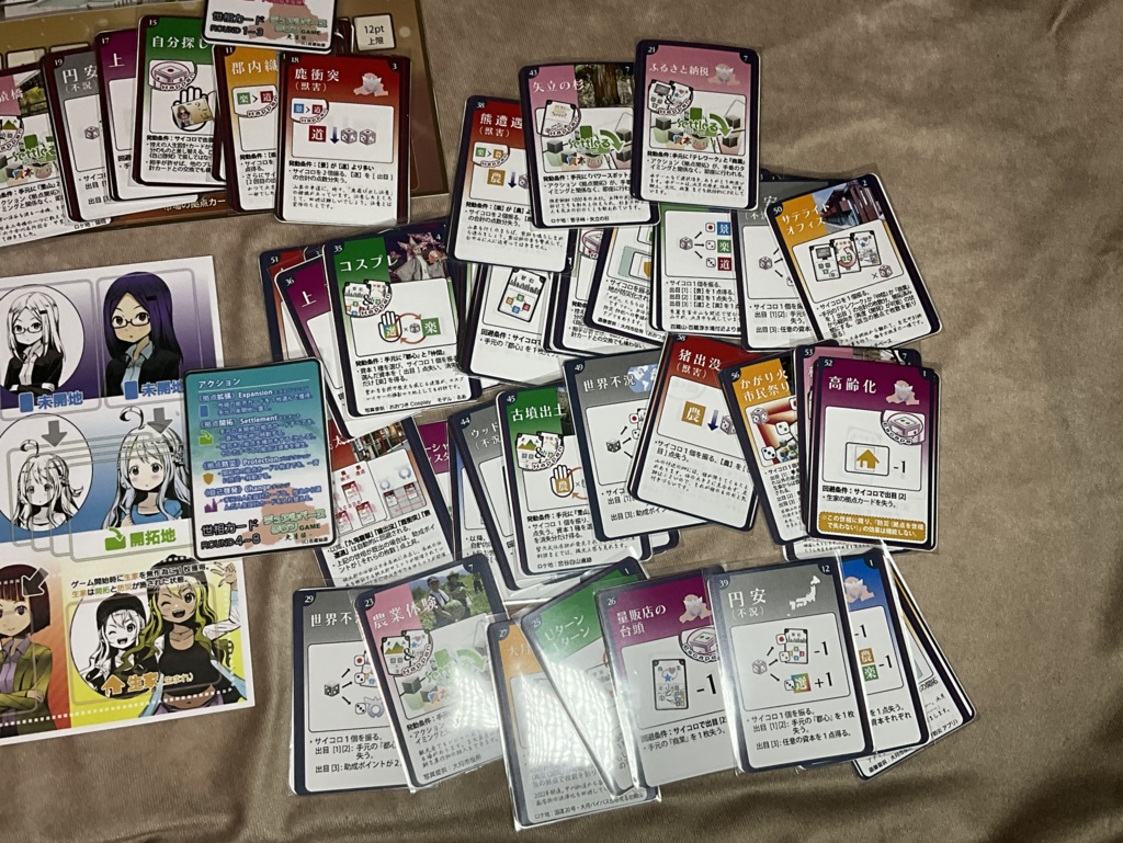 デュアルベースタウンGAME -大月版-(試作品、1点のみ)