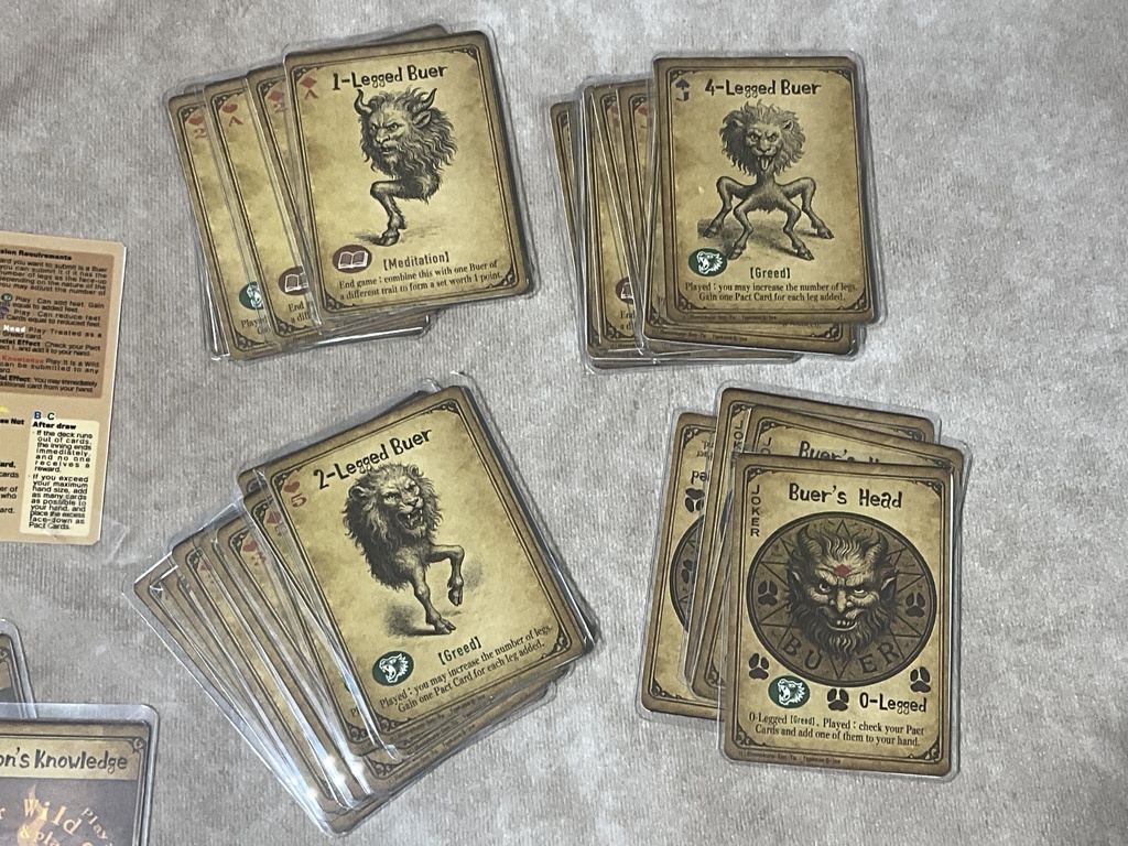 【Handcrafted】BUER Card Game(English game set)