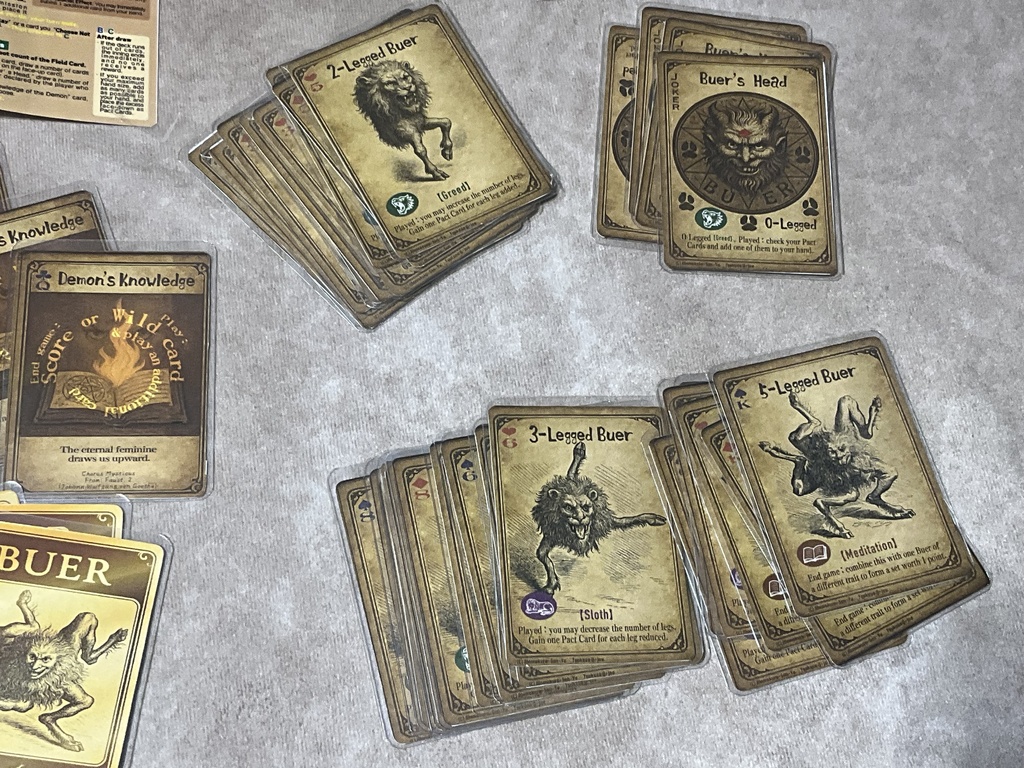 【Handcrafted】BUER Card Game(English game set)