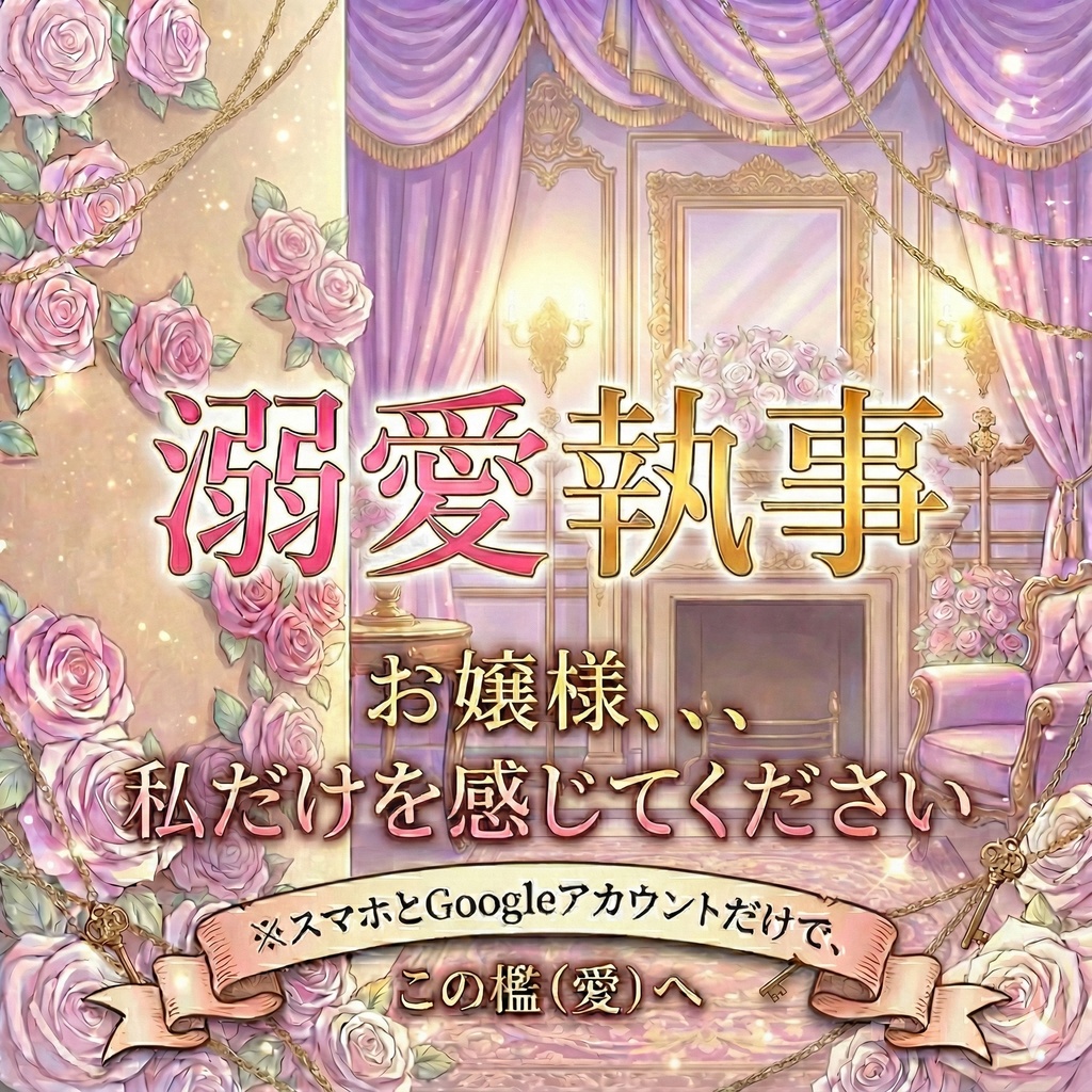 溺愛×執着系　独占欲強すぎ執事