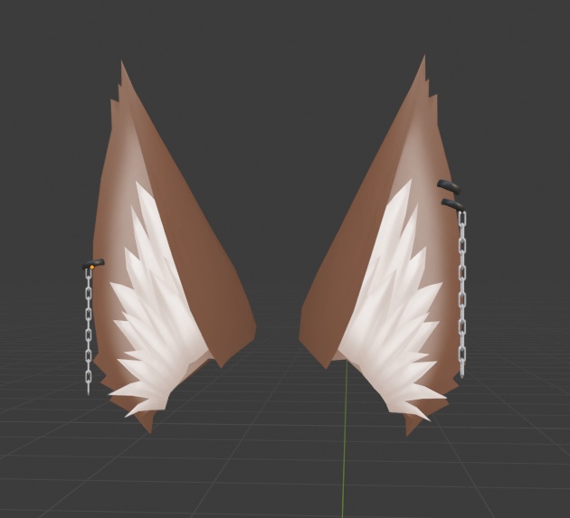 BLENDER animal ears rigged