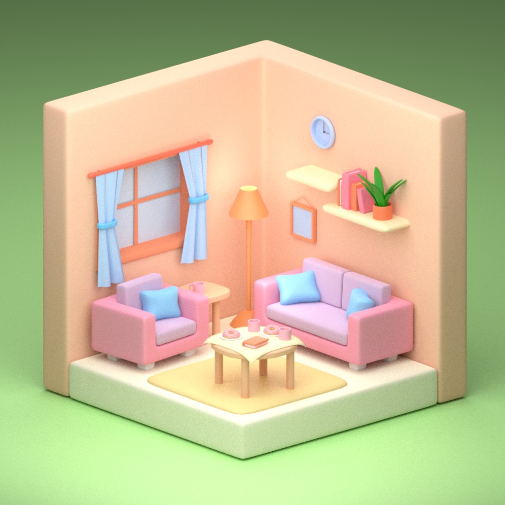 Living Room Soft BLENDER