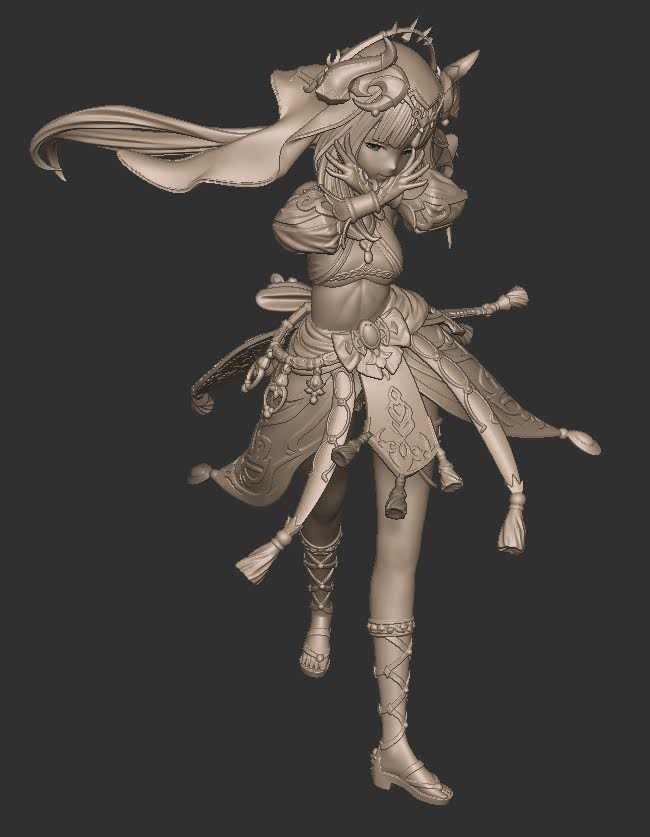 ニィロウ(原神)ガレージキット