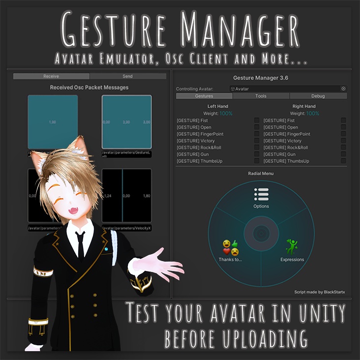 [Free] Gesture Manager 3.9 (Av3 Emulator & Osc)