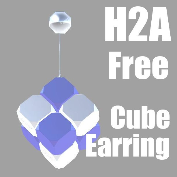 【無料】Cube Earring