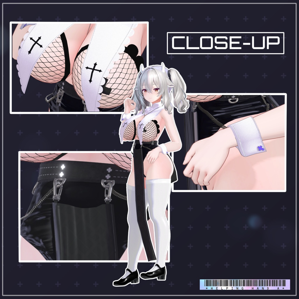 【軽量・多人数向け設計】Scallop High Cut Suit(スカラップ・ハイカットスーツ)