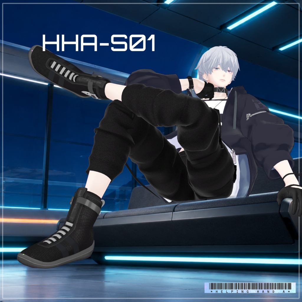 【SALE中】近未来ハイカットスニーカー HHA-S01|男女対応
