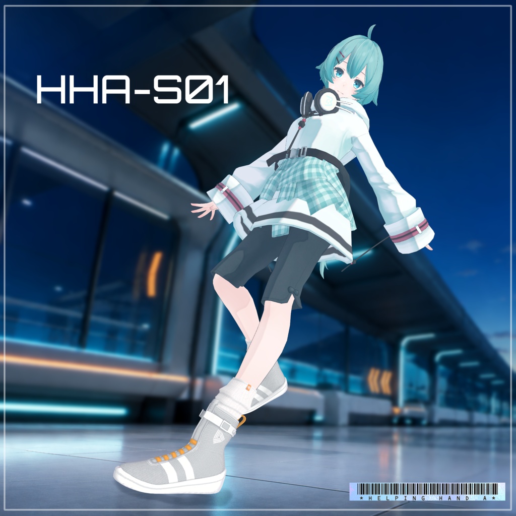 【SALE中】近未来ハイカットスニーカー HHA-S01|男女対応