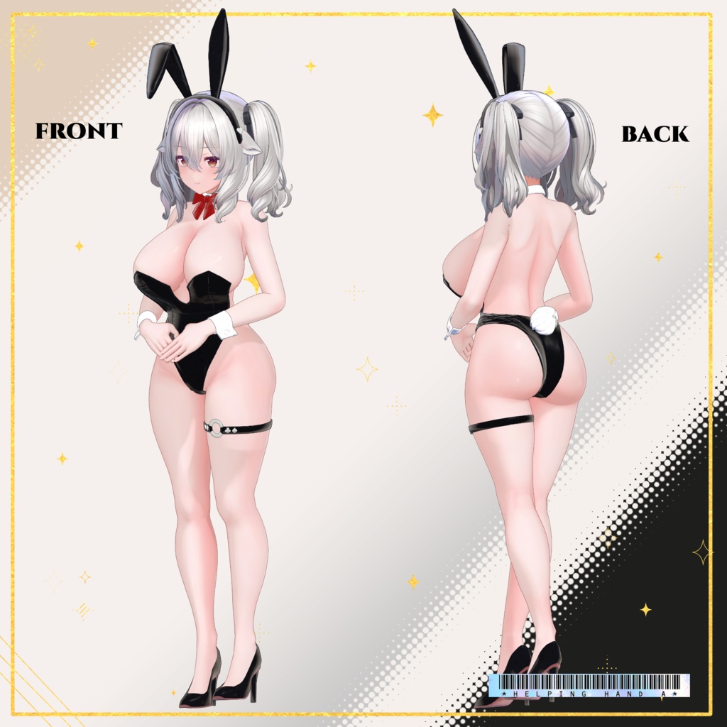 【ミルティナ専用】デミカップ バニースーツ【軽量設計】