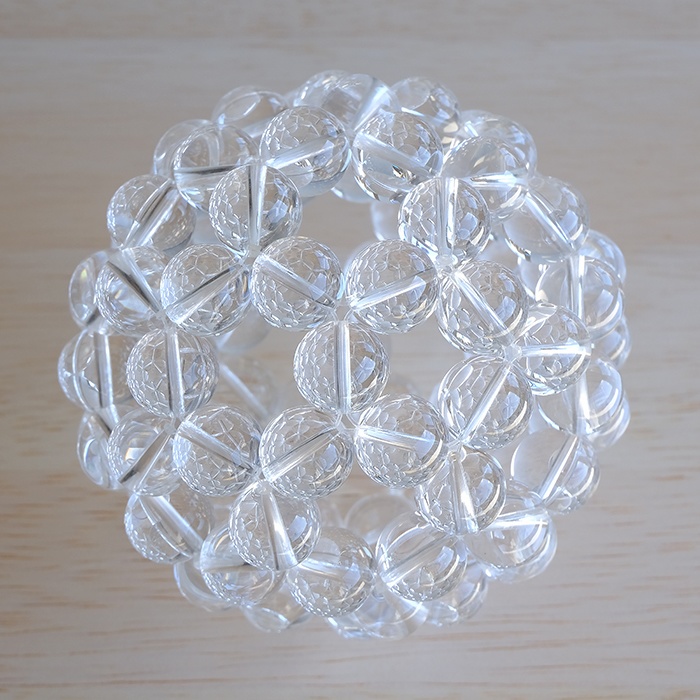 オーダーありがとうございます♡ 専用出品　神聖幾何学フラーレン 受注生産】天然水晶 特大サイズ 16mm 神聖幾何学フラーレン