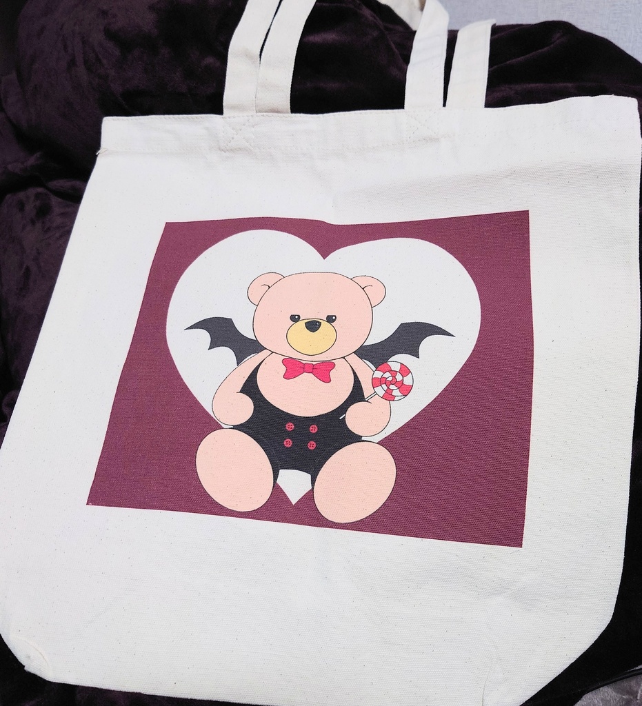 トートバッグ M (Devil Bear)