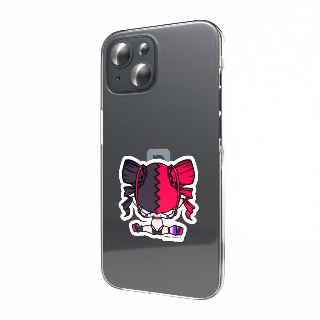 【可惜夜うむゆ】ステッカー(くっつき虫ver)