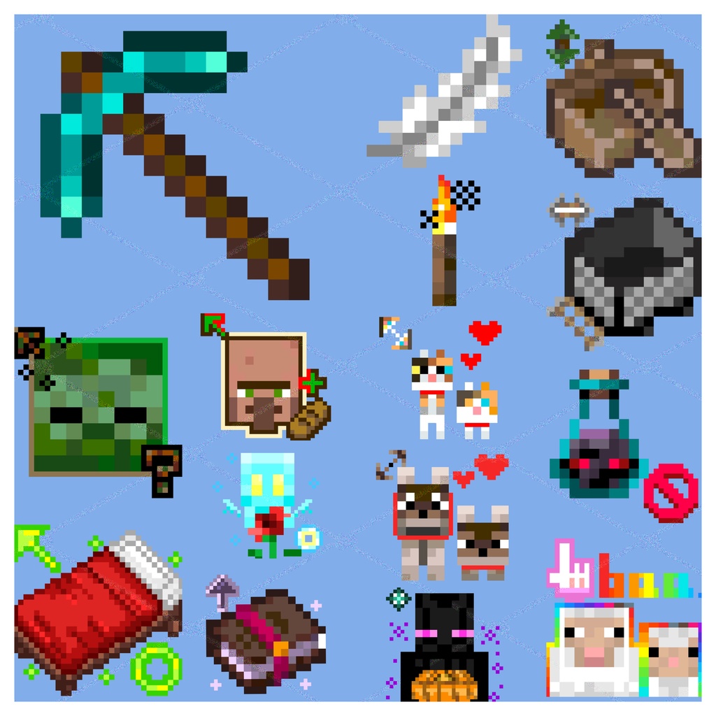 【マウスカーソル】Maincraftモデル