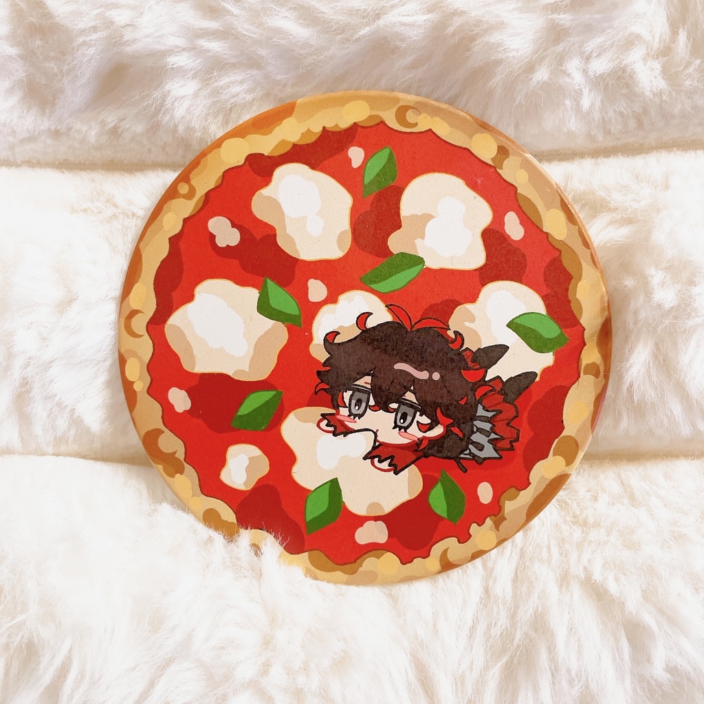 ピザつまみ食いンテコースター