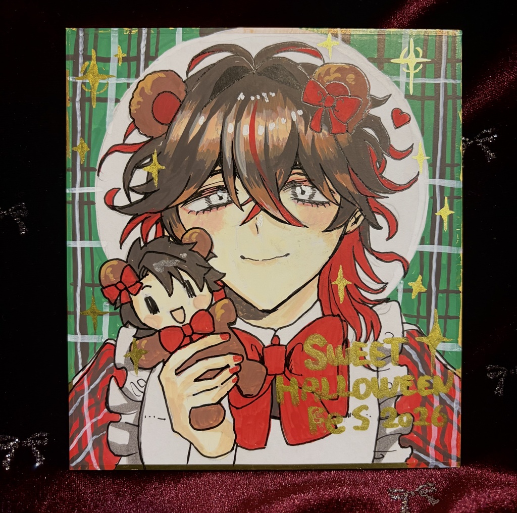 ダンテ色紙（原画）