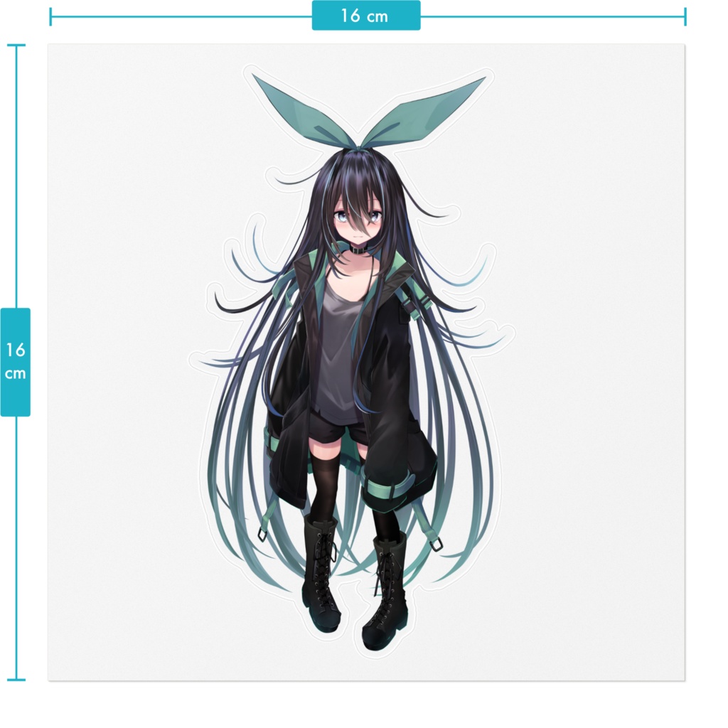 防水透明ステッカー!